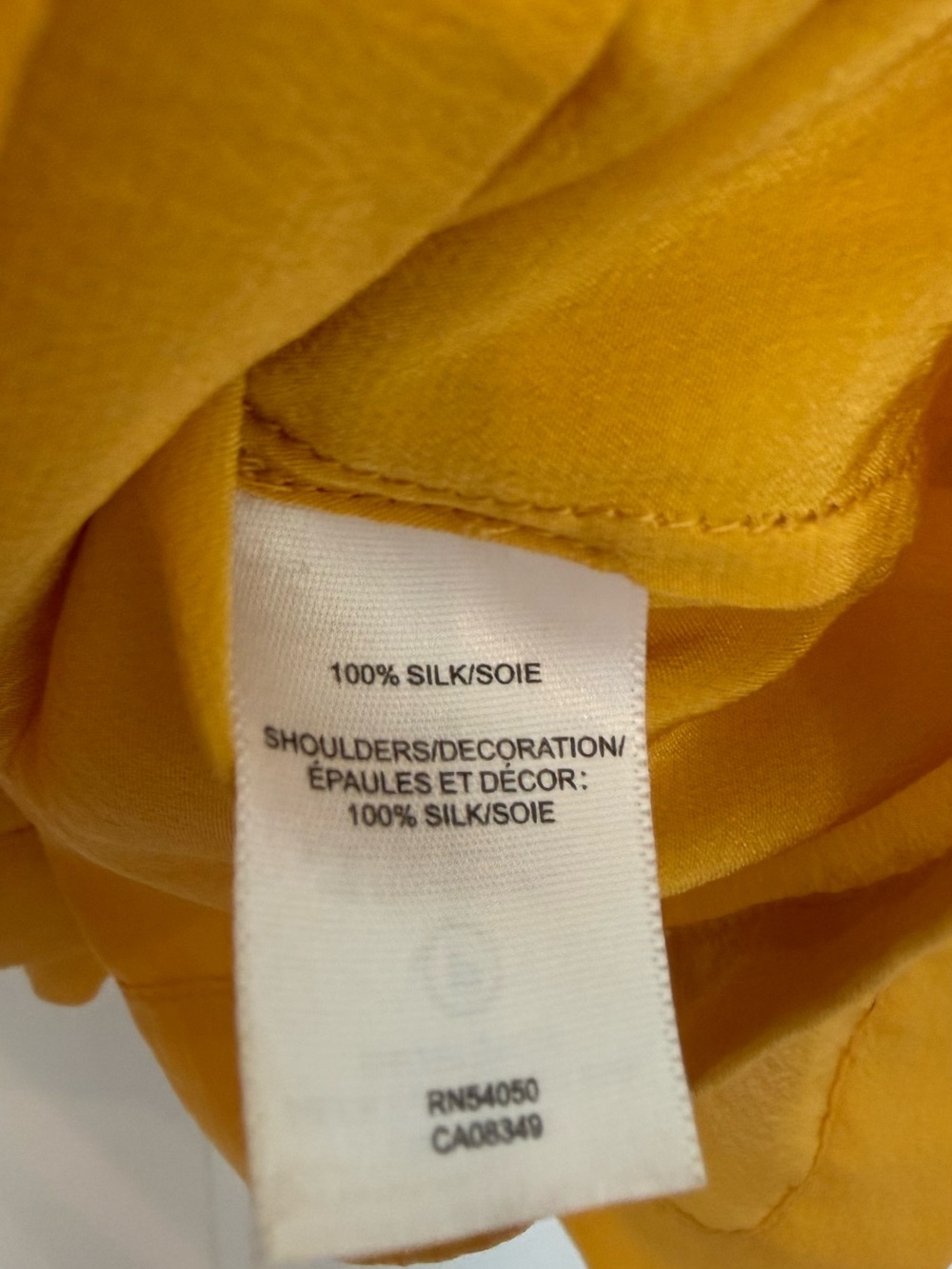 Silk Women's Jacket Coat in Mustard Yellow